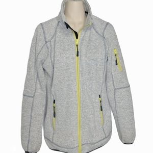KARISSA & ME Fleece Sweater Full Zip Jacket Sz S